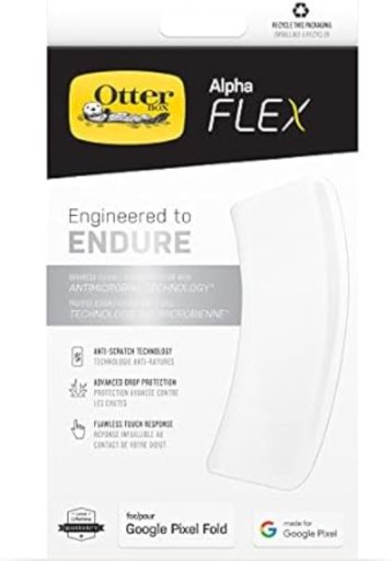 OtterBox Alpha Flex Antimicrobial Screen Protector for Google Pixel Fold