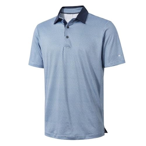 MICHEL ROUEN Men's Short Sleeve Golf Polo Shirt Deal