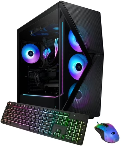 iBUYPOWER Slate MESH Gaming PC AMD Ryzen 9 9900X, RTX 5070Ti 16GB, 32GB DDR5 RAM, 2TB NVMe SSD