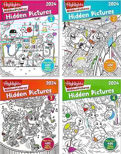 Highlights Hidden Pictures 4-Book Set