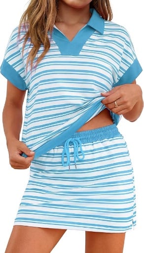 Totatuit Striped 2 Piece Set - Many Colors 