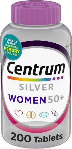 Centrum Silver Women's 50+ Multivitamin 200-Count