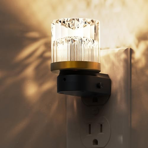 LED Dimmable Wall Plug Night Lights w/ Light Sensor