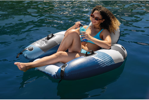 Intex River Run Inflatable Floating Water Lounge w/ Quick Connects
