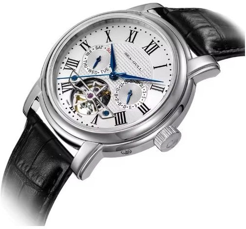 Seagull D819.622 Automatic Mechanical Open Heart Watch Deal