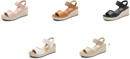 Athlefit Women’s Espadrille Platform Wedge Sandals Deal