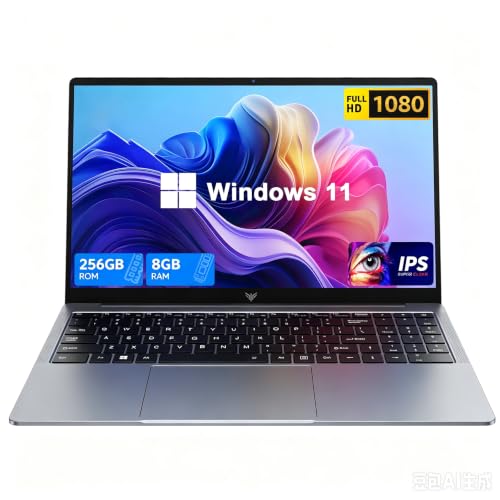 Laptop with Windows 11, Intel N3350 Processor 8GB DDR4 RAM 256GB SSD