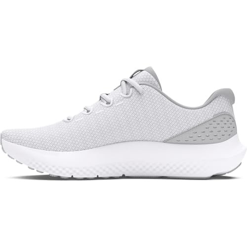 Under Armour Men's Charged Surge 4 Shoes (White/Halo Gray/Black)