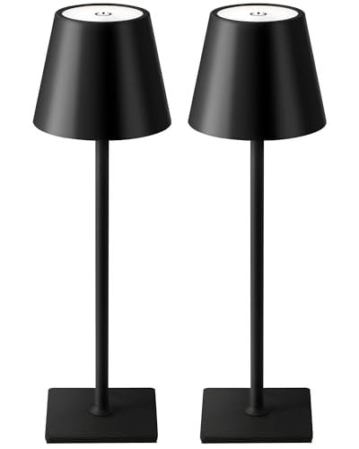 KDG Cordless LED Dimming Table Lamps w/ 5000mAh Battery 2-Pack Deal