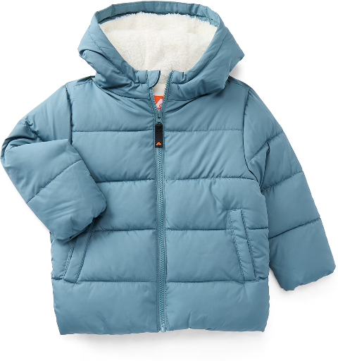 Ozark Trail Baby & Toddler Kids' Heavyweight Puffer Jacket (12M-5T)