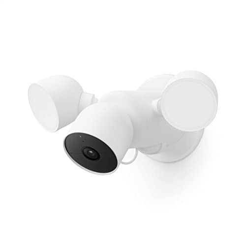 Google Nest Cam with Floodlight Outdoor or Wired Smart Security Camera Snow Deal