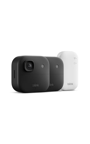 Blink Outdoor 2K+ Wireless Smart Security Camera System w/ Sync Module Core (2-Camera, Black) Deal