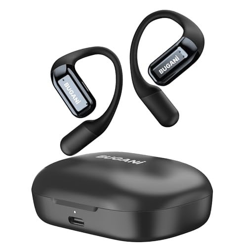 BUGANI Open Ear Headphones, Bluetooth 5.4 Wireless Earbuds with 60H Playtime
