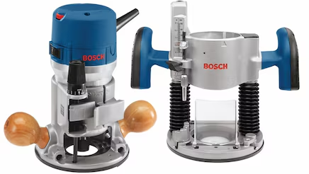 Bosch 1/4-in and 1/2-in 12-Amp 2.25-HP Variable Speed Combo Fixed/Plunge Router