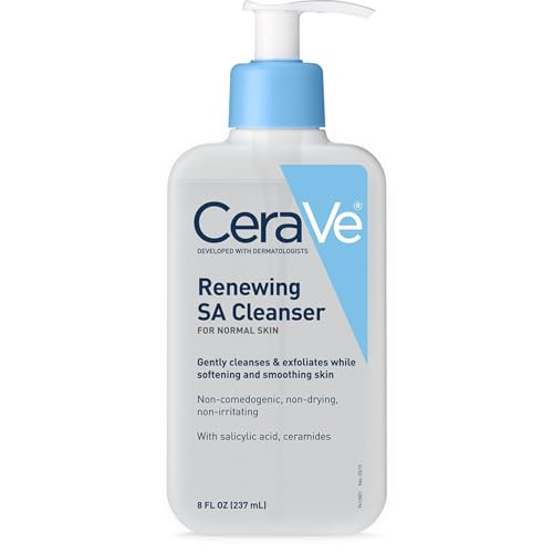 CeraVe Renewing Salicylic Acid Face Cleanser 8-Ounce 2-Pack