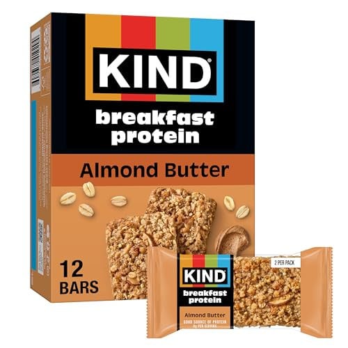 KIND Breakfast Gluten-Free Protein Bars 12-Count 0.88-Oz Deal