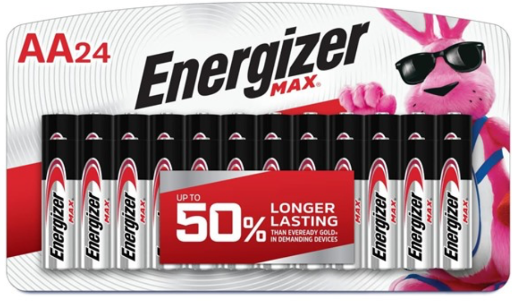 Energizer MAX AA Alkaline Batteries 24-Pack
