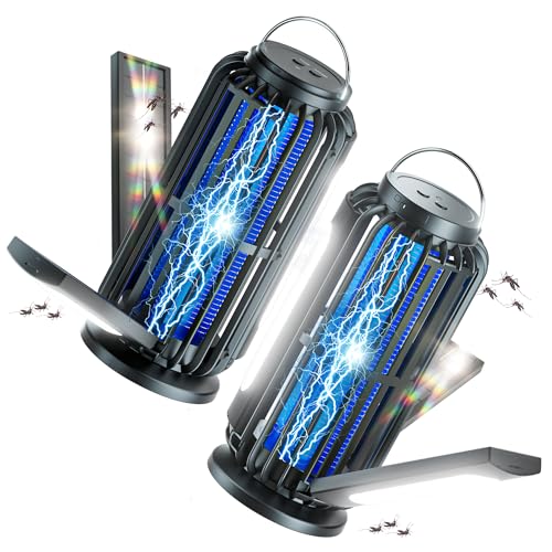 TYPEC 2 Pack Solar Bug Zapper 4200V