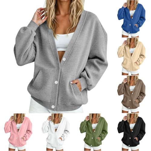 Women Oversized Button Cardigan Deal