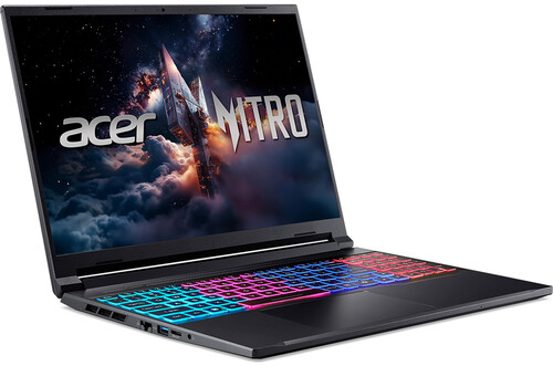Acer Nitro V 16S 16" QHD+ 180Hz Gaming Laptop with 16GB DDR5 RAM and 1TB SSD