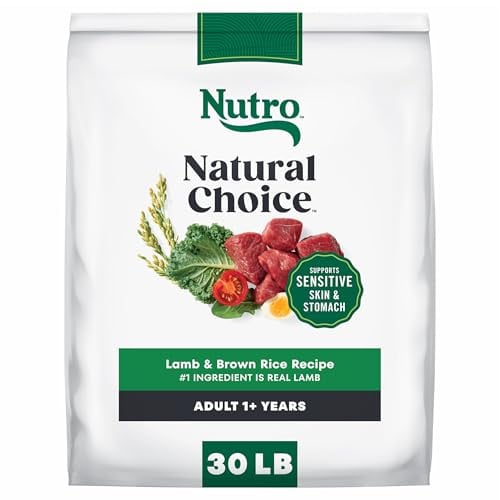 Nutro Natural Choice Dry Dog Food Adult Lamb and Brown Rice Recipe, 30 lbs Deal