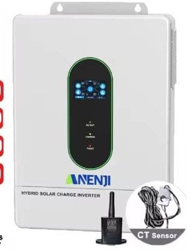 ANENJI 12KW 48V Hybrid Solar Inverter 120V/240V Split Phase with WiFi and 200A MPPT Deal