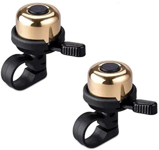 Brass Mini Bicycle Bell 2-Pack Deal