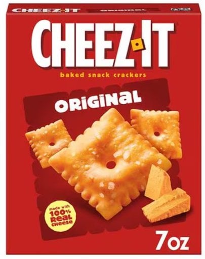 Cheez-It Original Cheese Crackers 7.0 oz 2-Pack Deal