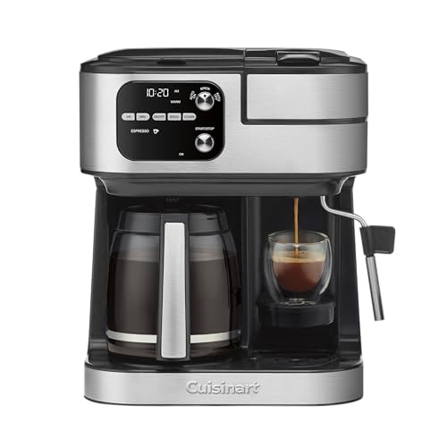 Cuisinart Coffee Center Barista Bar 4-in-1 Coffee Maker, Single-Serve Pods Compatible, Three Brewing Sizes