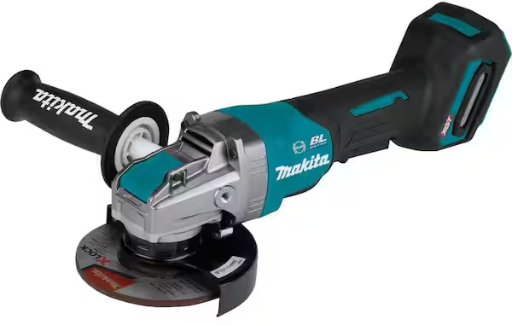 Makita 40V max XGT Brushless Cordless 5 in. X-LOCK Paddle Switch Angle Grinder