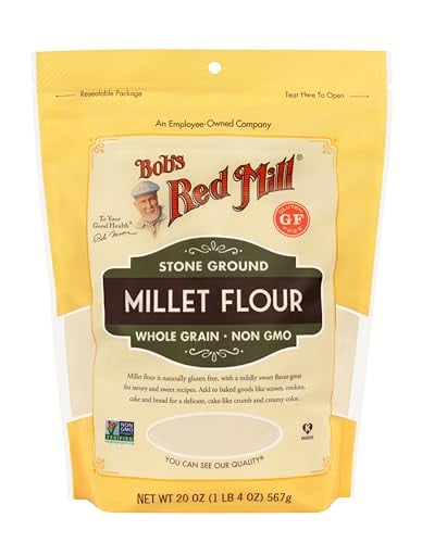 Bob's Red Mill Stone Ground Whole Grain Millet Flour 4-Pack 20-Oz Deal