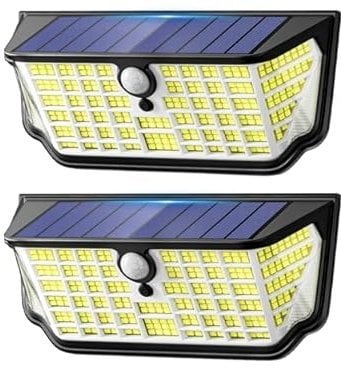 Solar Motion Sensor Lights Outdoor 2-Pack, 4500LM & 300° Wide Motion Sensor Deal