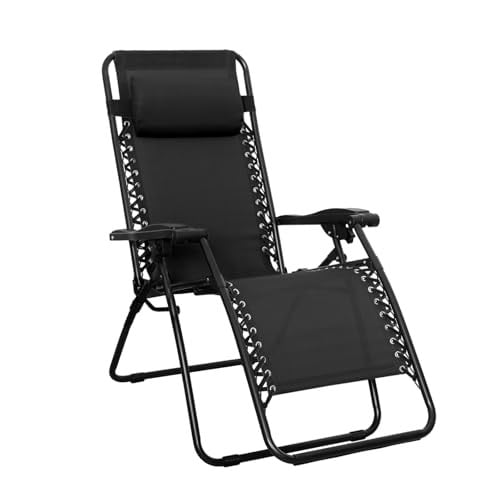 Amazon Basics Textilene Adjustable Zero Gravity Reclining Lounge Chair