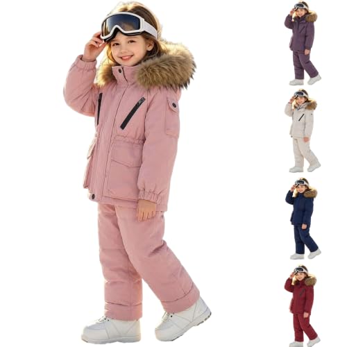 Snowsuit for Kids Girl Winter Snow Coats Bib Snow Pants Jacket Deal