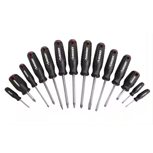 Husky Screwdriver Set with Magnetic Tip 14-Piece