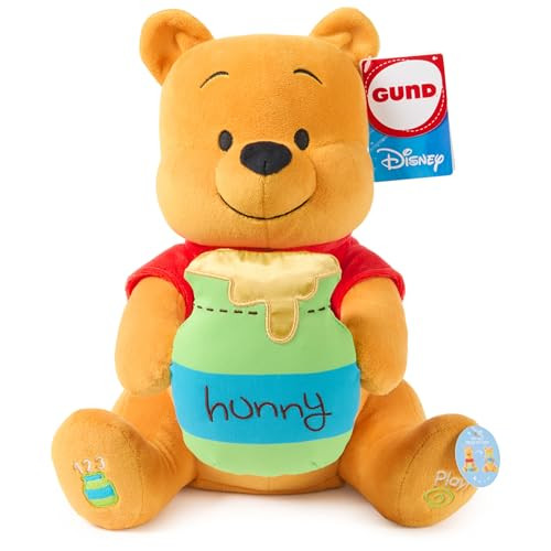 Interactive GUND Disney Official Peek-a-Boo Winnie The Pooh Plush 11"