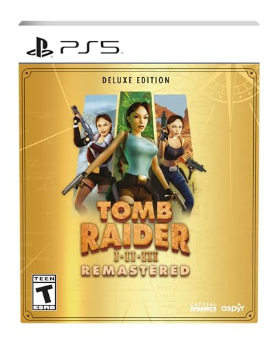 Tomb Raider I-III Remastered Deluxe Edition (PlayStation 5)
