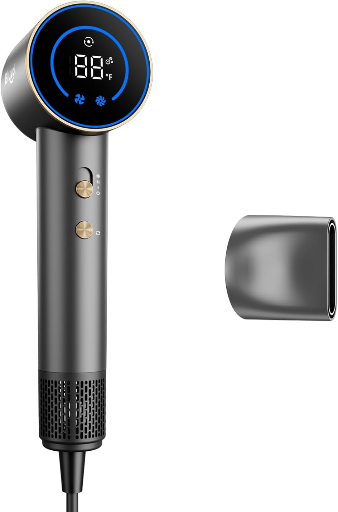 Bluvol SonicDry H10 Apex Travel Hair Dryer, 10,000 RPM Ionic