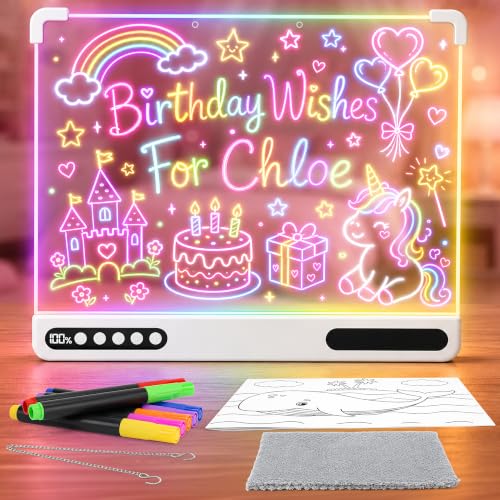 LED Note Board with 7 Pens & Tracing Book Deal