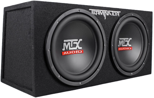 MTX Terminator TNE212D 1200W 2-Ohm Dual 12" Subwoofers w/ Sealed Box Deal