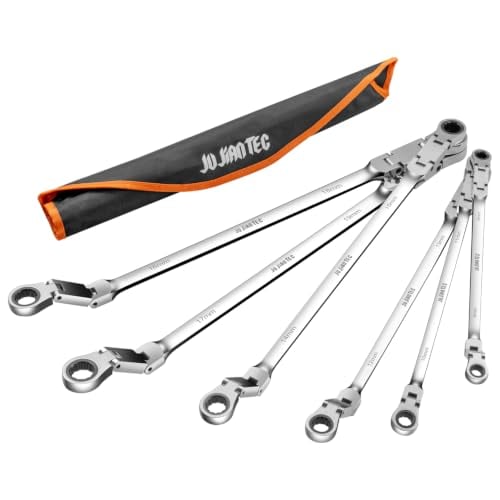 6-Piece Double Head Flexible Ratcheting Wrench Set