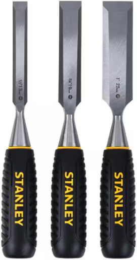 Stanley Wood Chisel Set (3-Piece)
