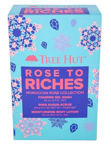 Tree Hut Holiday Rose to Riches Gift Set