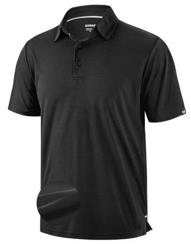 Mens Lightweight Moisture Wicking Polo Shirts Deal