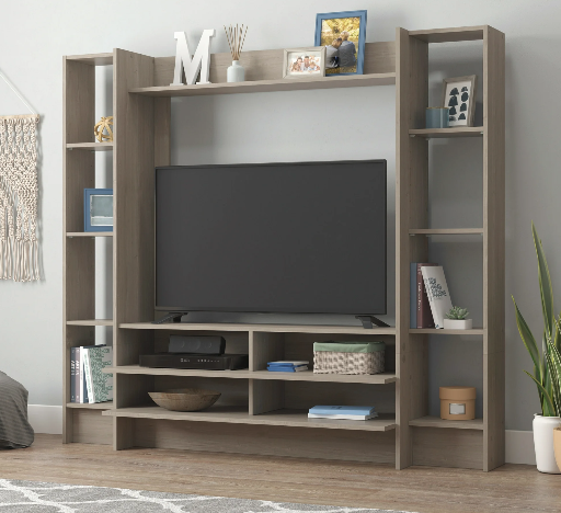 Sauder Beginnings Entertainment Wall System for TVs up to 42"