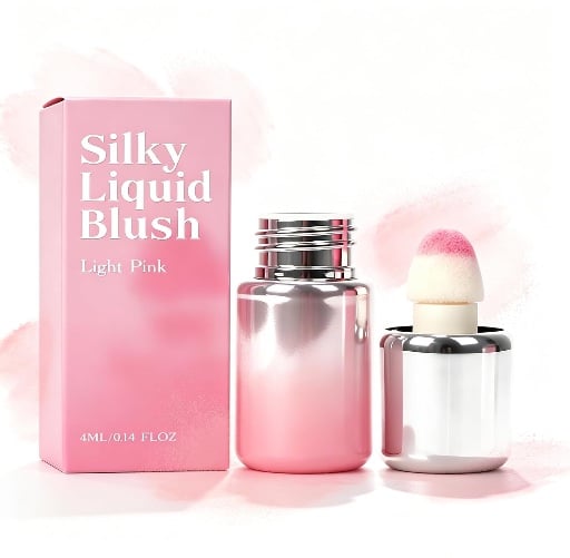 Liquid Blush with Built-in Sponge Applicator
