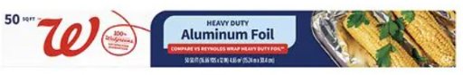Walgreens Aluminum Foil 2 x 50ft Rolls