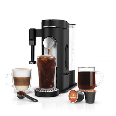 Ninja Single-Serve Pods & Grounds Coffee Maker with Integrated Milk Frother