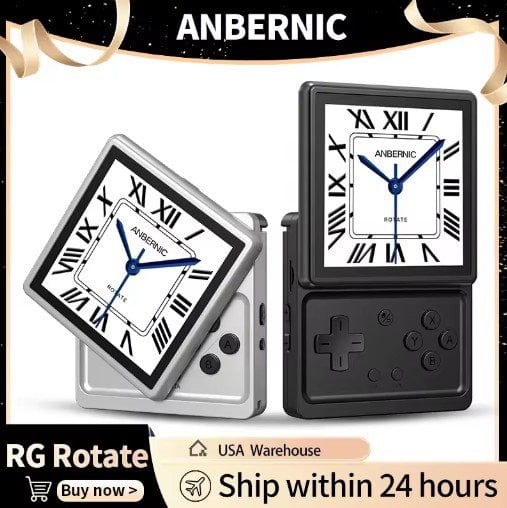 Anbernic RG Rotate Black Plastic Deal