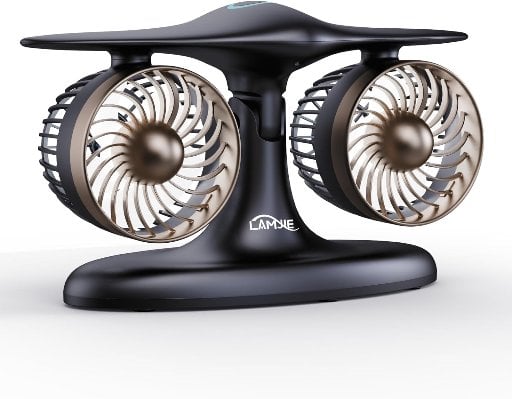 LAMJIE Jet Engine Desk Fan 18-Hour Runtime Deal